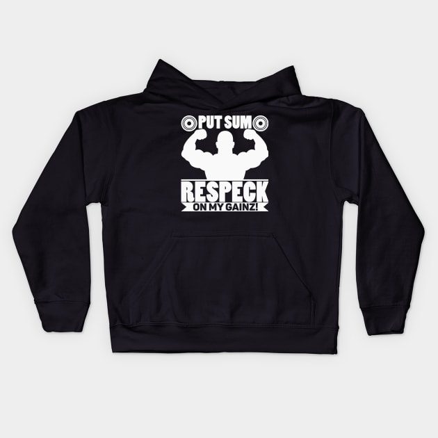 Fitness Put Sum Respeck Kids Hoodie by Saldi